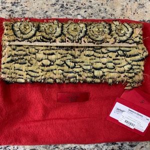 Valentino Feathered clutch or shoulder bag